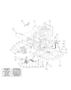 Kawasaki Engine Assembly (May 2004 And After) Diagram and Parts List for M60-KW LC-53AB5GFX750-29HP Cub Cadet Lawn Tractor